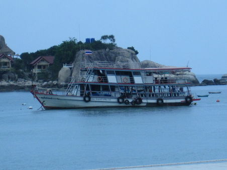 Das Tauchboot des Dive Point Koh Tao