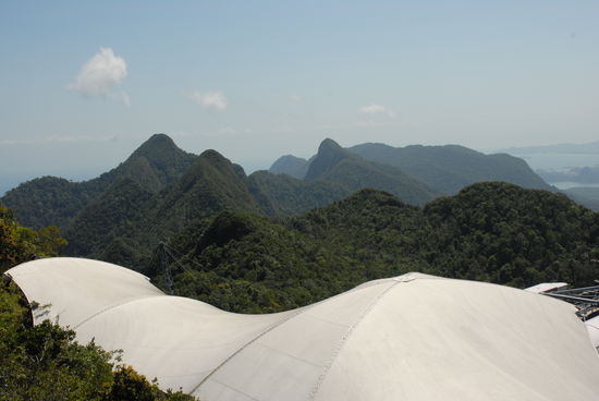 Die Berglandschaft von Langkawi