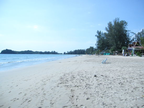 So leer war der Beach meistens