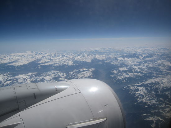 Über den Wolken muss die Welt doch grenzenlos sein ... Irgendwo über der Schweiz