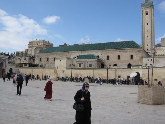 Eine der größten Moscheen  in Fès, die Kairaouine-Moschee