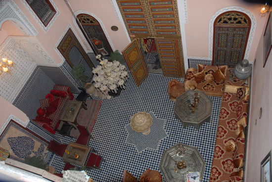 Der Salon des Riads im EG
