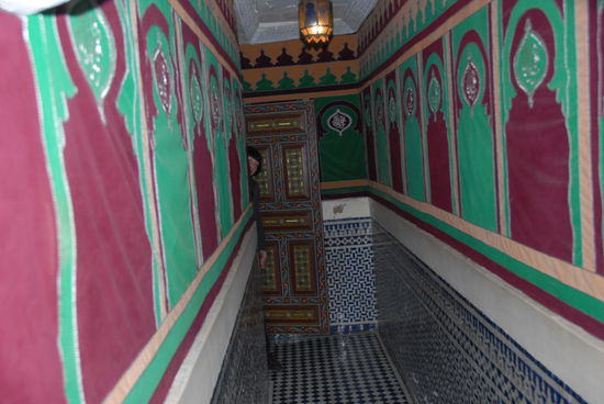 Der Eingangsbereich im Riad