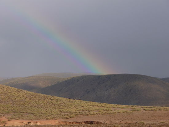 Regenbogen im Hohen Atlas
