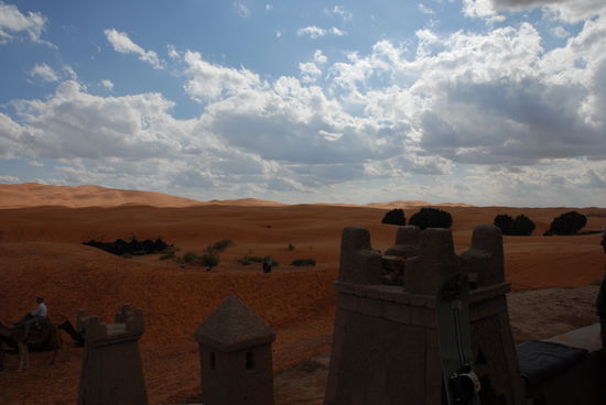 Endlich in der Kasbah Yasmina angekommen...