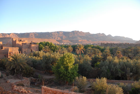 Blick vom Balkon der Zimmer aus