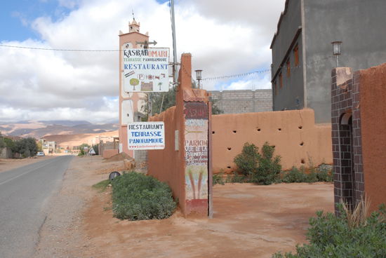 Die Zufahrt zur Kasbah