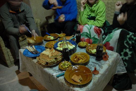 Das Abendessen am zweiten Tag ... Lecker !!!!