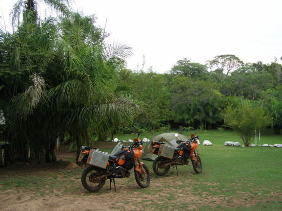 Unser "Dchungelcamp" mit allem Comfort.