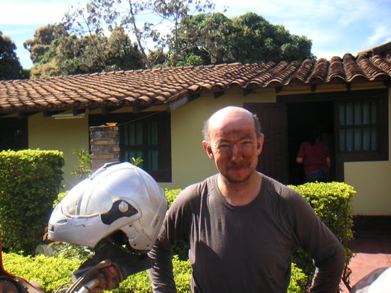 So sieht er aus, wenn er mir hinterher fährt, da lohnt sich das  Duschen