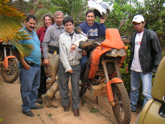 Herzlicher Abschied von der ganzen Familie.