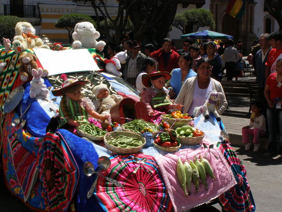 Ein Auto der Section Gemüse.
