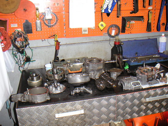 Das ist DER Motor, nach soviel Pflege und Aufmerksamkeit sollte er wieder brav laufen.