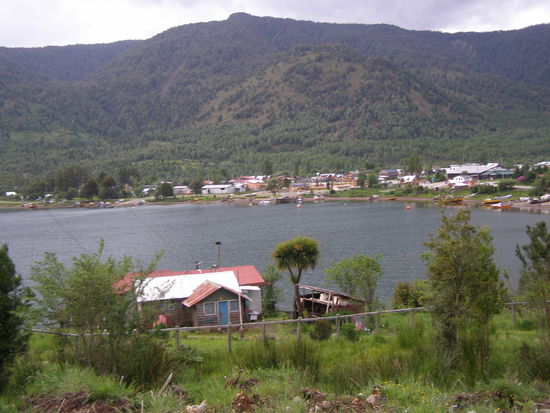 Die Bucht von Puyuhuapi, ganz nett, aber schon ein wenig abgelegen.