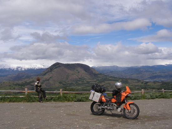 Aussicht in den Süden, wo führt uns die Straße hin?