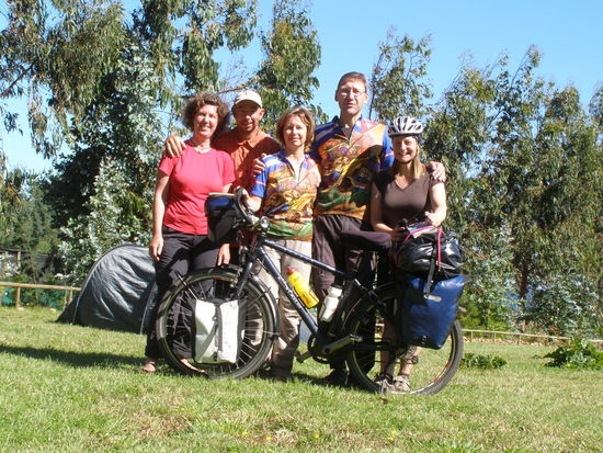 Beim Abschied, jeder zog in eine andere Richtung weiter.