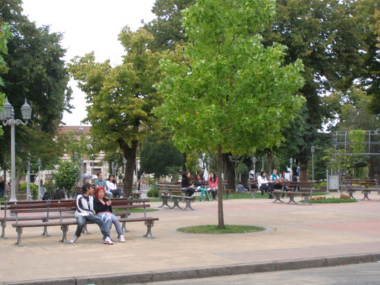 Die Plaza von Los Angeles, noch ist alles in Ordnung....