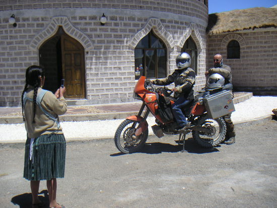 ...... nutzte die Gelegenheit.....