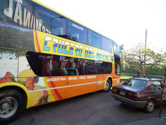 Unser Bus von aussen,....