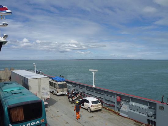 Unsere Fähre nach Feuerland.