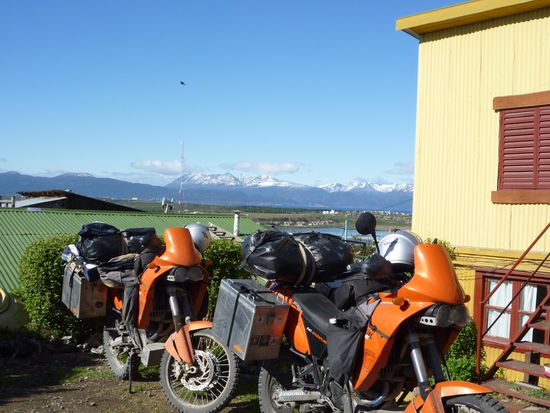 Wieder einen Tag später, Sonne und blaue Himmel, perfekt um weiter zu fahren.
