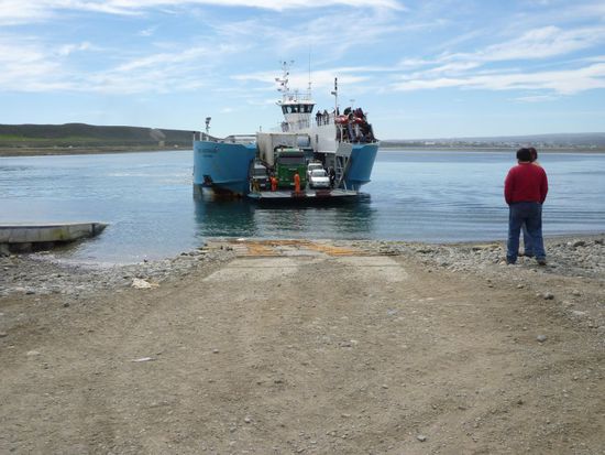 Unsere Fähre aufs Festland.