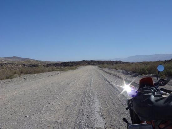 Wiedermal die Ruta 40 als Piste.