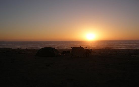 Ganz allein am Strand, ist das nicht romantisch.