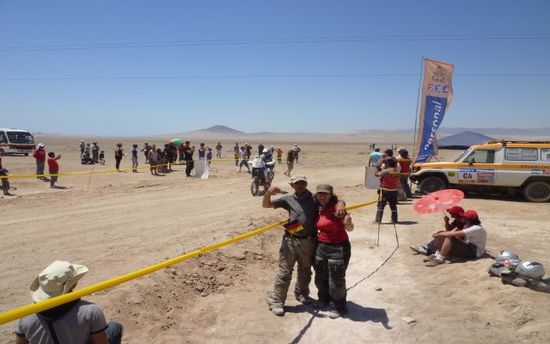 So nah waren wir an der Rallye Dakar, eben wieder mal mittendrin,.....