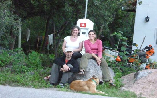 Wir haben Spuren der anderen Art in Argentinien hinterlassen und eine glueckliche Schweizerin.