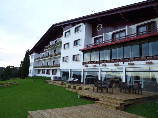 Hotel in Fraiburgo, wirklich nicht im Schwarzwald, sondern Südbrasilien.