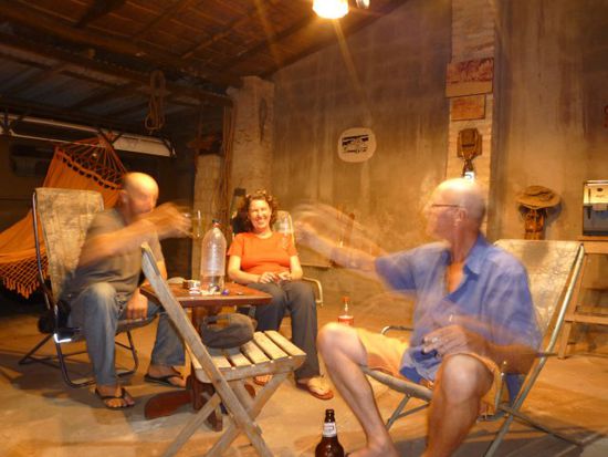 Gemütlich im Quincho.