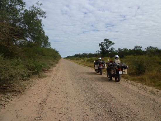 Die ersten Kilometer in Bolivien,......