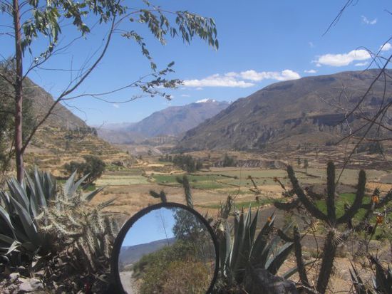 Colca Canyon, hinten gehts runter.....