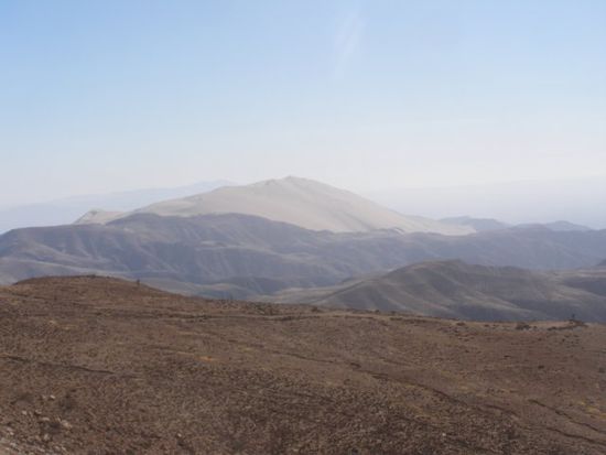Der Cerro Blanco, die hoechste Sandduene mit 2078m.