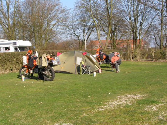 01.04.09, erstes Camp mit Nachtfrost