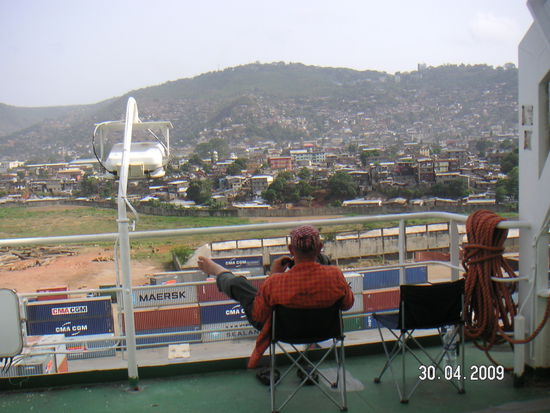 Freetown, neuer Hafen, neues Programm