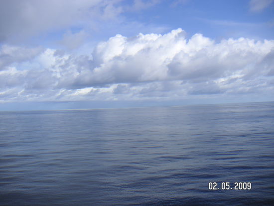 Hier ist der Äquator.