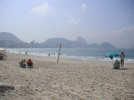 Copacabana, herrlich für einen Strandspaziergang.