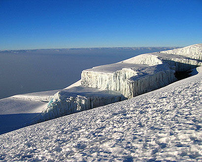Auf dem Gletscher zum Uhuru