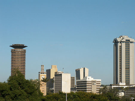 Hochhäuser in Nairobi