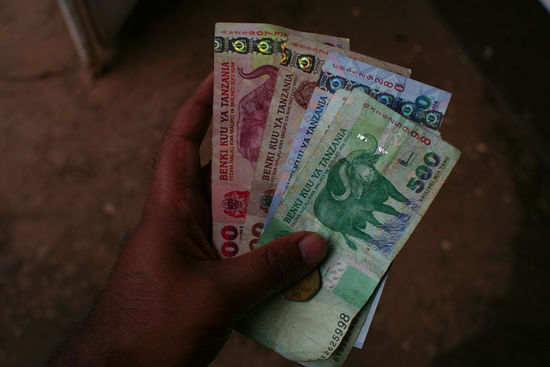 Das sind die Tansanischen Noten