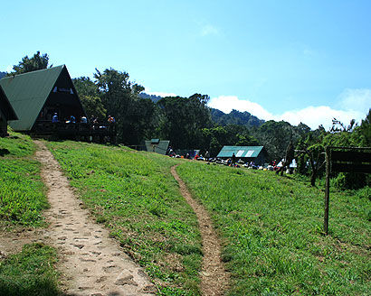 Die Mandara Hütte auf 2.700 m