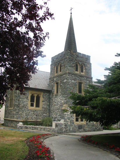 Eigentlich die erste Steinkirche, die wir in Neuseeland gesehen haben.