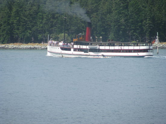 Das älteste Dampfschiff der südlichen Hemisphäre.
