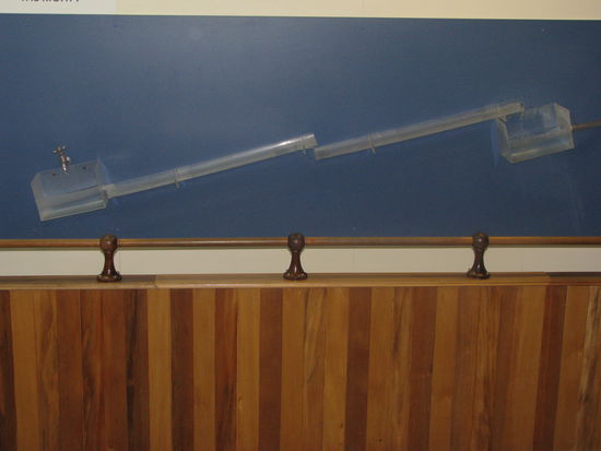 Selbst das Wasser floss hier berghoch.