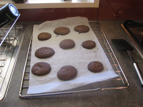 Die ersten fertigen Cookies!