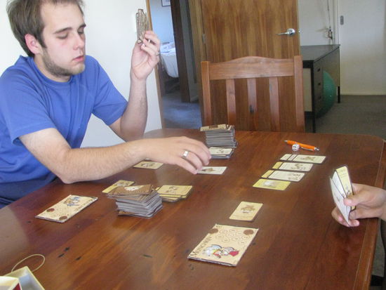 Am Munchkin spielen.