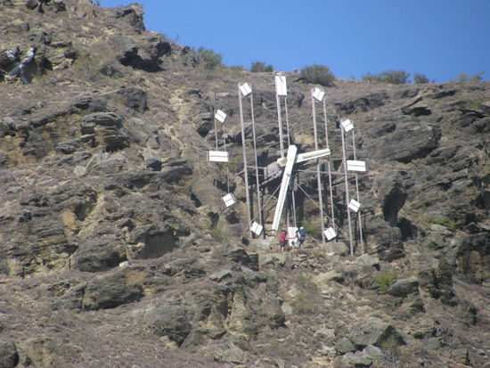 Die Uhr auf dem Berg.