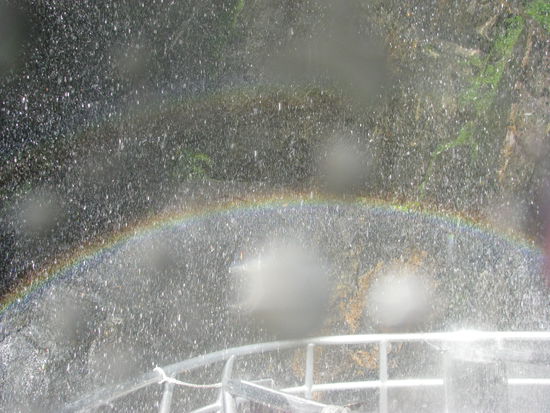 Dann wurden wir nass.